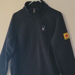 Spyder Black Men's/Women's Unisex Sweater